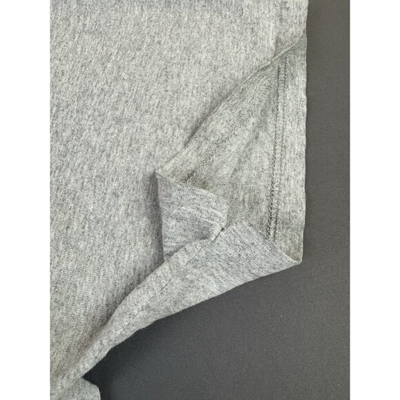 Rare Vintage Y2K Nike Swoosh Just Do It Classic Slogan Ad Grey Shirt Silver Tag - Picture 4 of 8